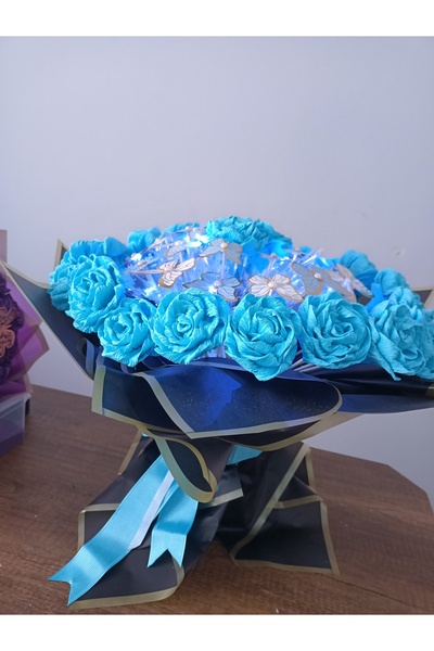 çocuk tarz giyim LEDLİ ÇİÇEKLİ KELEBEK BUKET