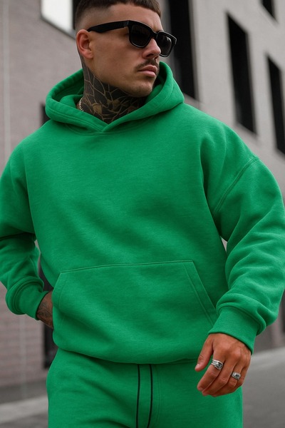 E-ROMA Sweatshirt unisex de culoare simplă