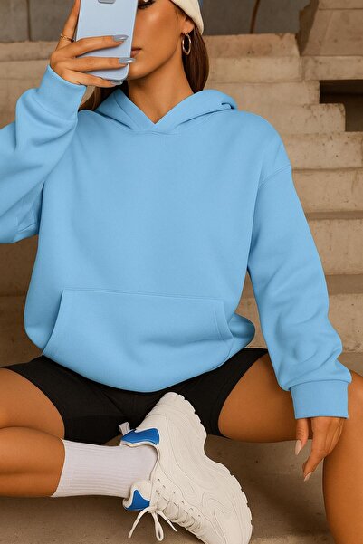 BENROMA 3 İPLİK PENYE UNISEX DÜZ RENK SWEATSHIRT