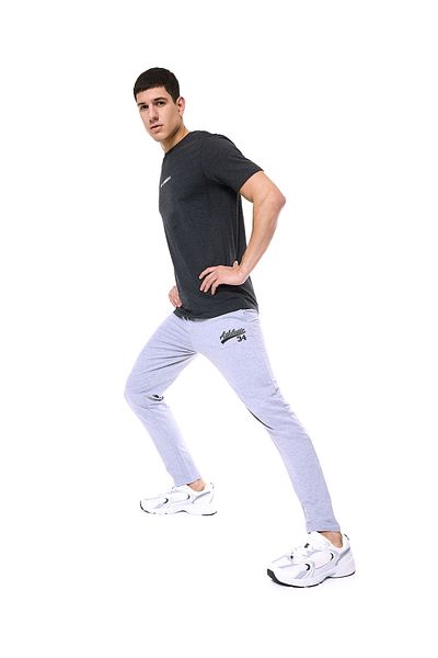 R&B Print Detail Sweatpants with Drawstring waist