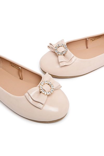 R&B Bow Detail Ballerinas