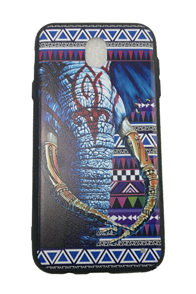OEM Carcasă compatibilă cu Samsung Galaxy J7 2017, Elefant în relief, Multico...