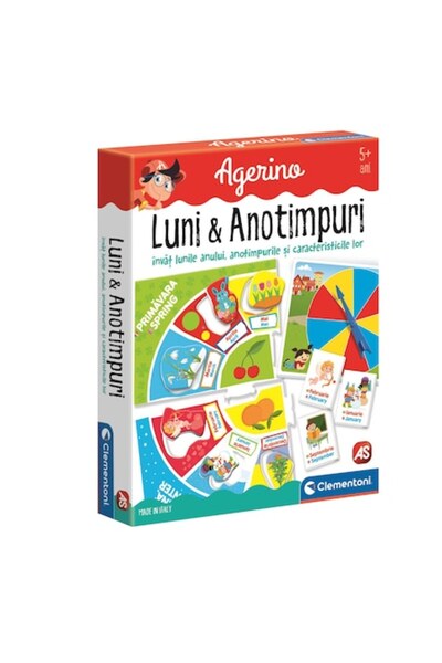 CLEMENTONI Agerino Game, Months and Seasons
