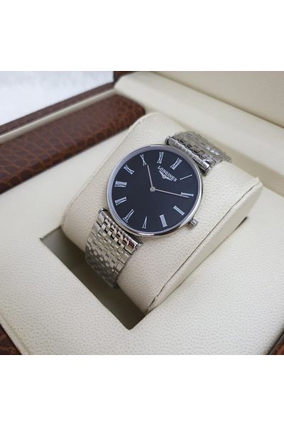 Watch Elegant Lonigons watch, LaGrand steel bracelet model, battery machine, with accessories