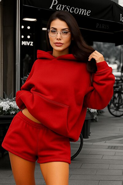 E-ROMA Sweatshirt unisex cu culoare solidă