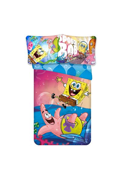 SPONGEBOB Fun bedding set 135×200cm, 80×80 cm