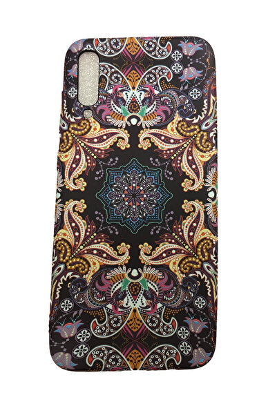 OEM Carcasă compatibilă cu Samsung Galaxy A70, fosforescentă, maro Mandala, m...