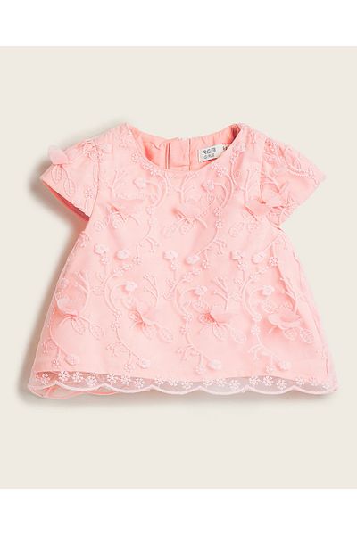 R&B Embroidered Top and Skirt Set