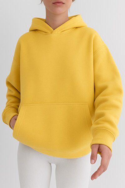 BENROMA SWEATSHIRT UNISEX DE CULOARE SOLIDA