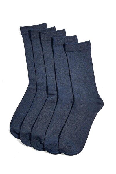 R&B Pack of 5 Solid Crew Socks