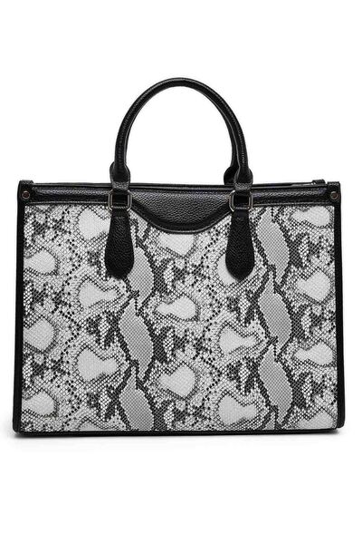 R&B حقيبة توت منقوشة