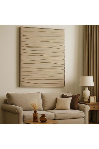 Vi Markets Soft Waves Wall Art