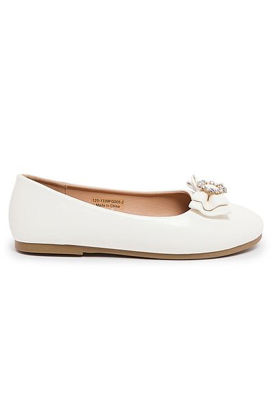 R&B Bow Detail Ballerinas