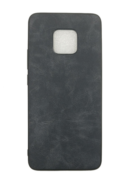 OEM Husă compatibilă cu Huawei Mate 20 Pro, calitate superioară, imitație de piele, gri închis