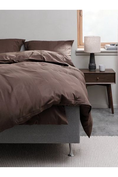 OEM Satin bed linen BARBO 140x200 brown