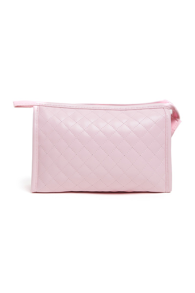 R&B Quilted Cosmetic Pouch