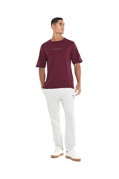 R&B Printed T-Shirt with Crew Neck and Short Sleeves