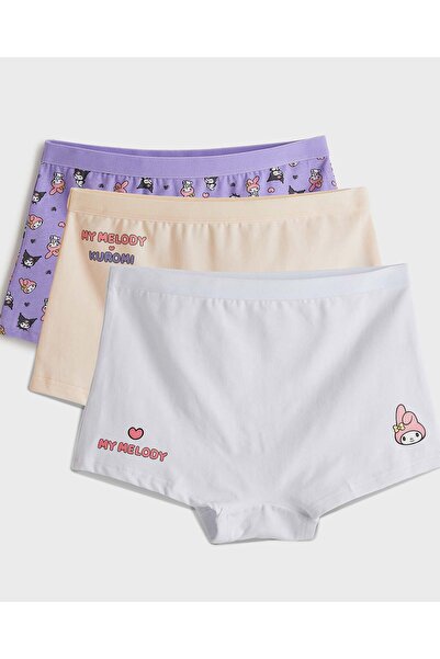 R&B 3 Pack Kuromi Print Boyshorts