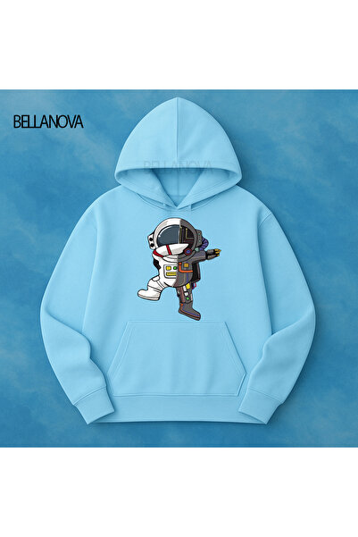 bellanova Κορυφαίας ποιότητας Unisex Φούτερ με κουκούλα και 3 κλωστές