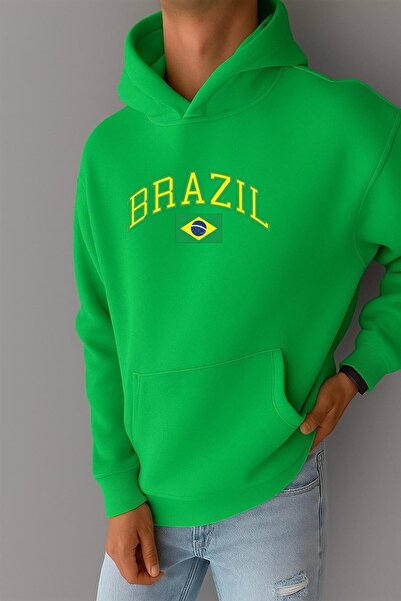 BENROMA Φούτερ με 3 νήματα από χτενισμένο βαμβάκι με βραζιλιάνικο στάμπα