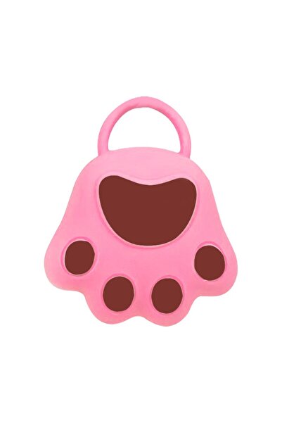 Flippy Βούρτσα μασάζ τριχωτού της κεφαλής, Paw, μέγεθος 7x8 cm, καθαρισμός και διατήρηση καθαρών μαλλιών, ροζ