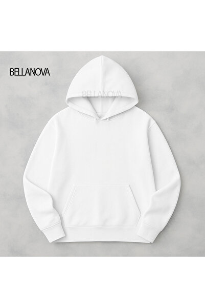 bellanova Κορυφαίας ποιότητας Unisex Φούτερ με κουκούλα και 3 κλωστές