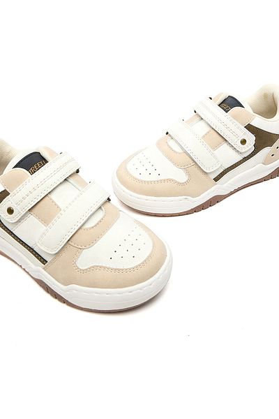 R&B Color Block Velcro Strap Shoes