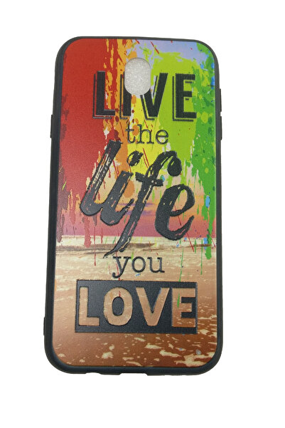 OEM Husă compatibilă cu Samsung Galaxy J7 2017, Live. Life. Love in relief, m...