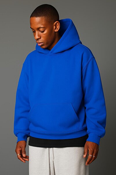 DM DOLCE MORE سترة رياضية مطبوعة بلون واحد للجنسين مصنوعة من القطن الممشط بثل...