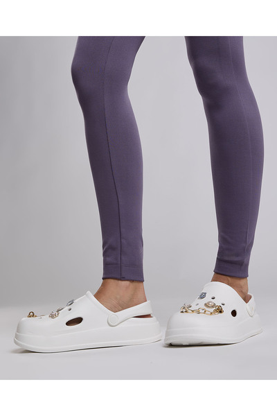 R&B Embellished Slingback Clogs