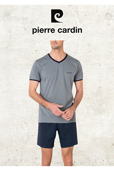 Pierre Cardin 5 Parça %100 Pamuklu Robdöşambr & Uzun Kollu - Kısa Kollu Penye Pijama Takımı (2 Adet Hediye Çorap)