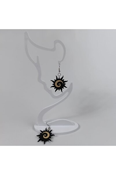 TERARYUM SEPETİM ^3D Design Star Earrings