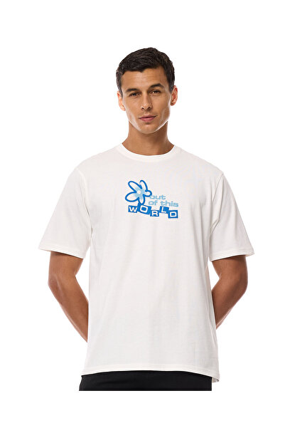 R&B Printed T-Shirt with Crew Neck and Short Sleeves