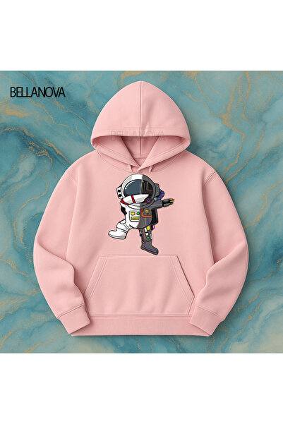 bellanova Κορυφαίας ποιότητας Unisex Φούτερ με κουκούλα και 3 κλωστές