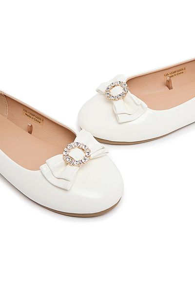R&B Bow Detail Ballerinas