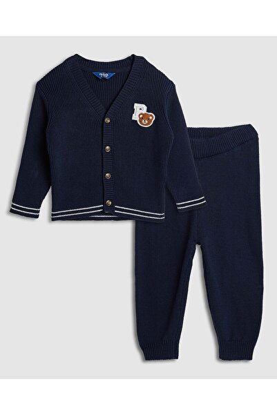 R&B Appliqued Knitted Clothing Set