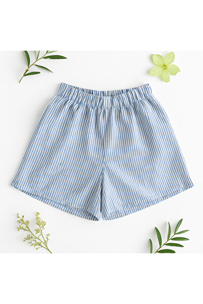 Oprah Kadın Pamuklu Çizgili Ev & Pijama Şort
