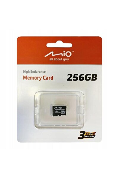 MİO Card de memorie microSD 256GB High Endurance, viteza UHS-3, rezistenta la...