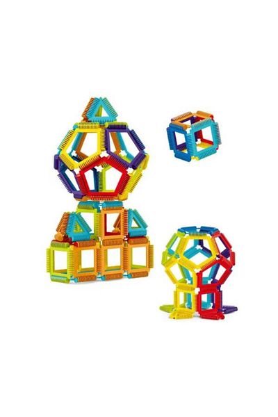 Bufnitel Joc de constructie STEAM - Forme magice (40 piese)