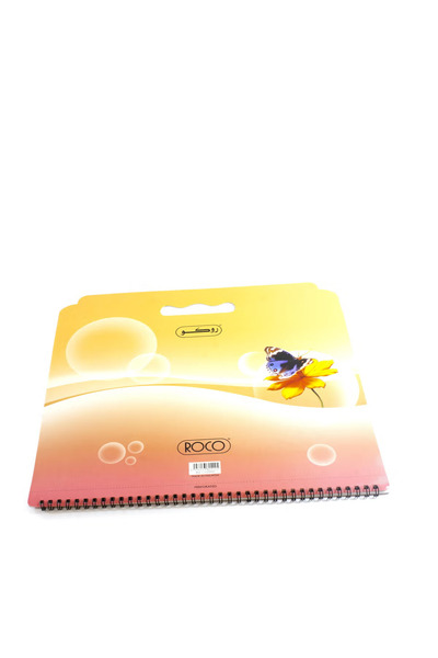 Roco دفتر رسم مثقب بمقبض 110 جرام/م2 أبيض 16 ورقة