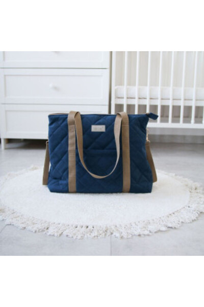 NO BRAND Geanta mamicii, pentru carucior si plimbare, 38 x 45 cm, Tiny Star Navy