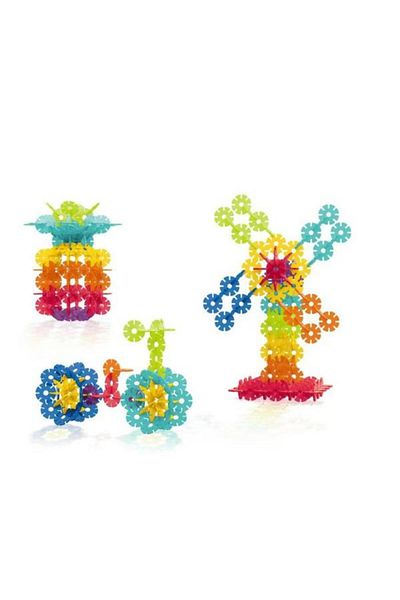 Bufnitel STEAM Construction Set - Snowflakes (140 pieces)