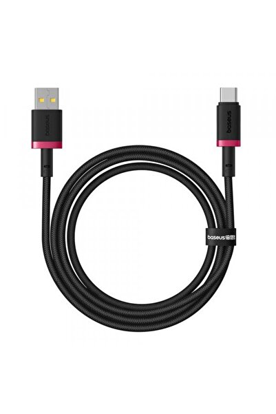 Baseus USB-A to USB-C Data and Charging Cable P10377802U01-03 Dura Series, 60W, 2m, Black/Red
