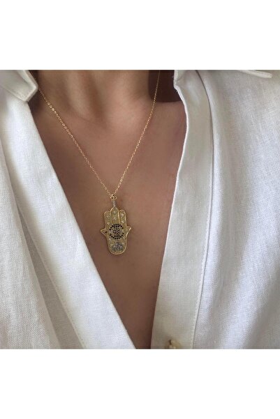 Venus Design Çelik Fatma Ana Eli Kolye