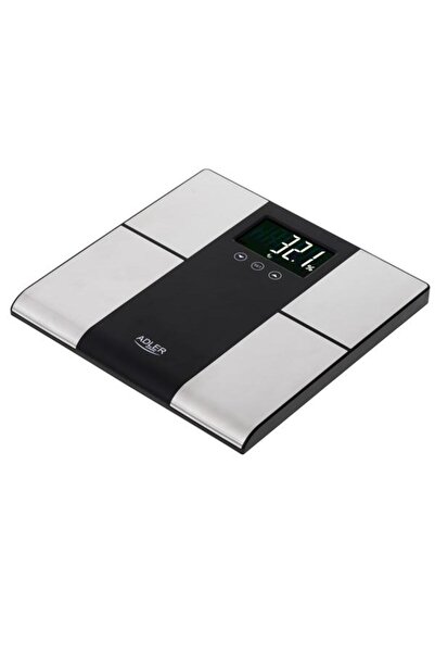 adler Cantar de baie electric AD 8165, Max 225 kg, Calculator BMI, Grasime corporala, Masa musculara