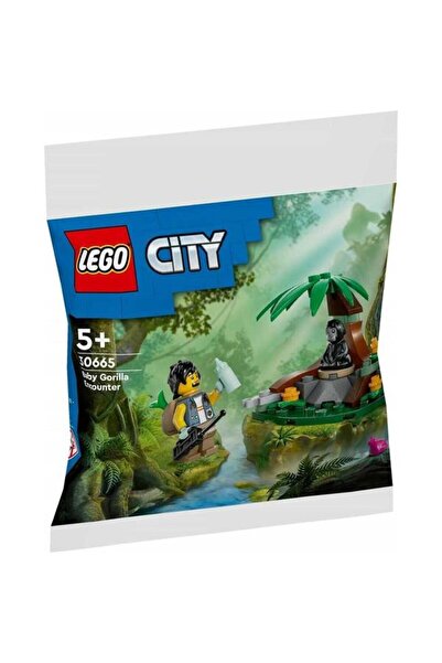 LEGO City 30665, 34 de piese - Întâlnire cu pui de gorilă
