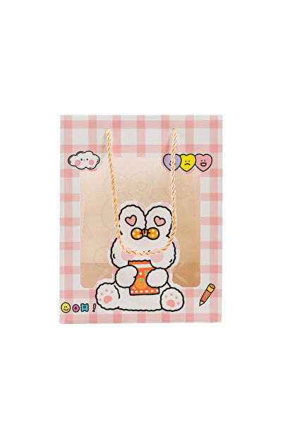 repro design Sevimli Temalı Asetat Pencereli Hediye Çanta – 18x10x23 cm M2