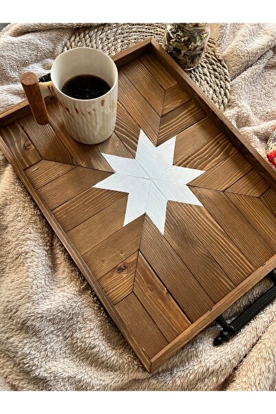 woodalbuba Decorative Wooden Kitchen Presentation Tray