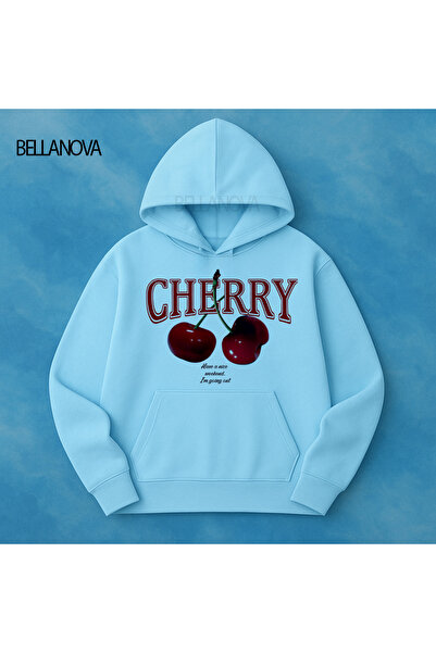 bellanova Κορυφαίας ποιότητας Unisex Φούτερ με κουκούλα και 3 κλωστές