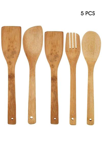 Generic 5-Piece Wooden Spoon Set